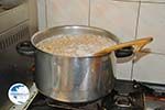 Makarounes in the pan | Olympos Karpathos | Greece  - Photo GreeceGuide.co.uk