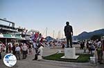 Statue of Aristoteles Onassis in The harbour of Nidri (Nydri) - Lefkada (Lefkas) - Photo GreeceGuide.co.uk