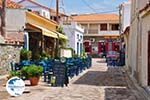 Restaurant in alleway Skala Eressos - Photo GreeceGuide.co.uk