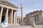 Academy Athens: God Apollon on the lange zuil - Photo GreeceGuide.co.uk