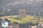 The temple  of Olympian Zeus from the Acropolis of Athens - Photo GreeceGuide.co.uk