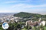 The green Filopappou hill from the Acropolis of Athens - Photo GreeceGuide.co.uk