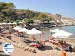 The cosy beach of Kalithea Rhodes - Photo GreeceGuide.co.uk