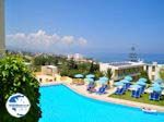 View to swimming pool Rethymno Mare and Rethymnon omgeving - Photo GreeceGuide.co.uk