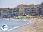 Beautiful Sandy beach of Rethymnon Crete - Photo GreeceGuide.co.uk