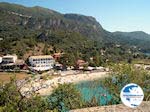 Een of the Beaches of Paleokastritsa  the klooster - Photo GreeceGuide.co.uk