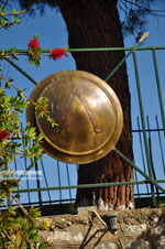 Spartan shield in Sparti | Lakonia Peloponessos - Photo GreeceGuide.co.uk