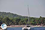 Zeilboot at the beach of Koukounaries - Skiathos - Photo GreeceGuide.co.uk